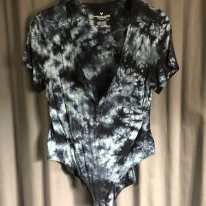 American Eagle Tie Dye Body Suit
